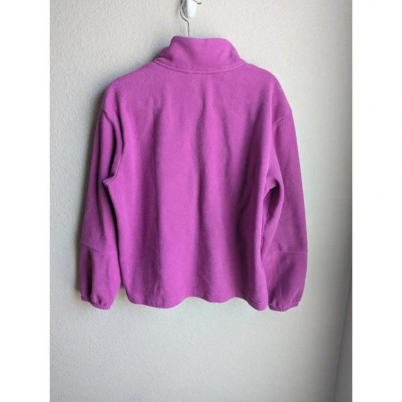 Patagonia Microdini 1/4 Zip‎ Pullover Fleece Amaranth Pink Size L - Picture 3 of 8